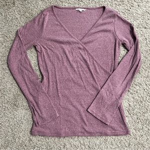 Long Sleeve Nursing & Maternity Blouse